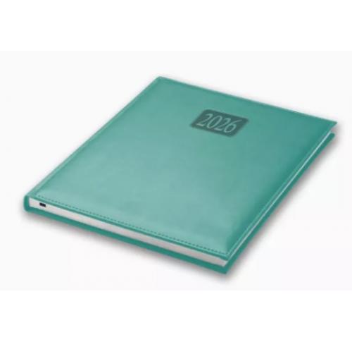 Quarto Branded Desk Diaries 2026 White Paper - Rio Padded