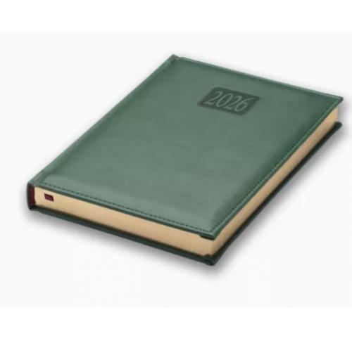 Embossed A5 Page A Day Desk Diaries 2026 Padded Cover