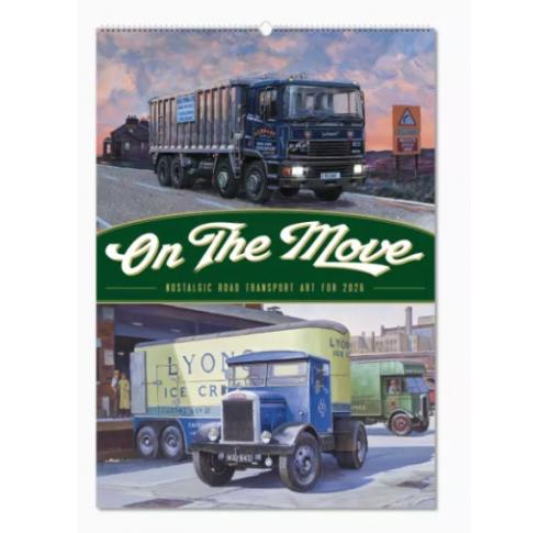On The Move Wall Calendar 2026