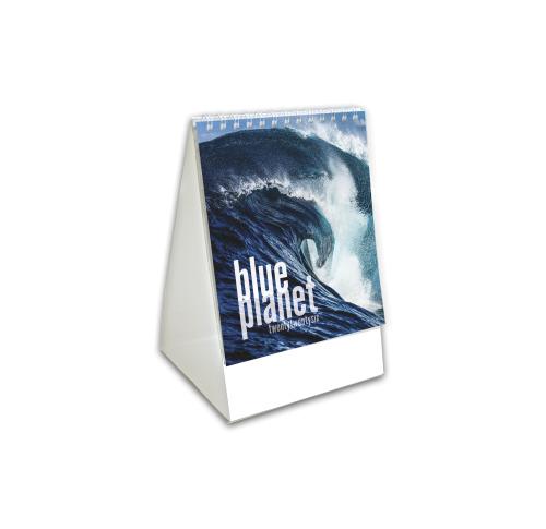 Custom Printed 2026 Desk Calendars Blue Planet Mini 