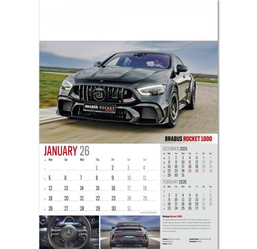 Wall Calendar 2026 Driving Passions 