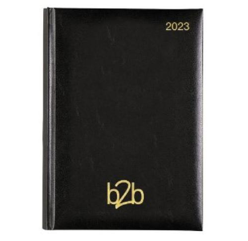 2024 Diary A5 Page A Day - Foil Blocked Desk Diary 