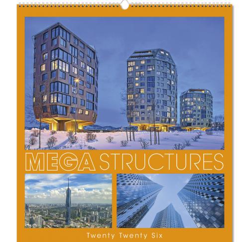 Wall Calendars 2026 Megastructures Printed Logo