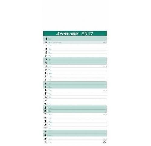 Appointment Memo  Slim Wall Calendar 2025