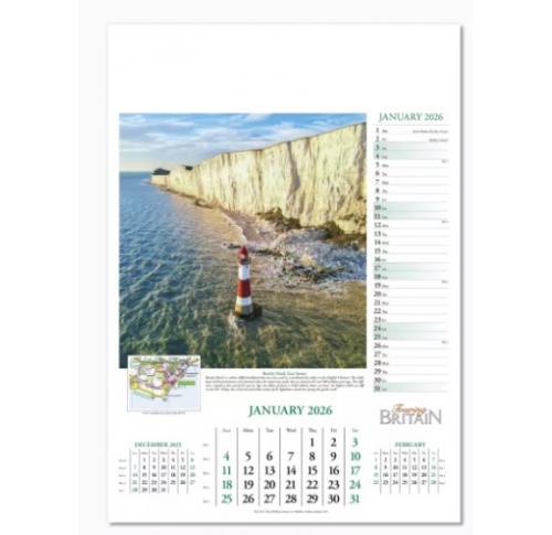 Touring Britain Wall Calendar 2026