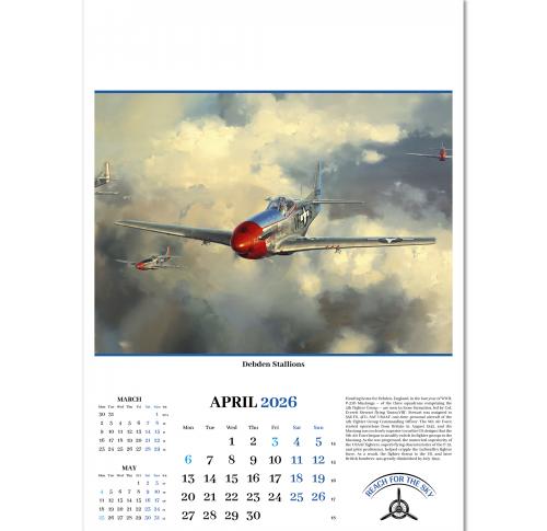 Promotional Printed Reach For The Sky Wall Calendars 2026