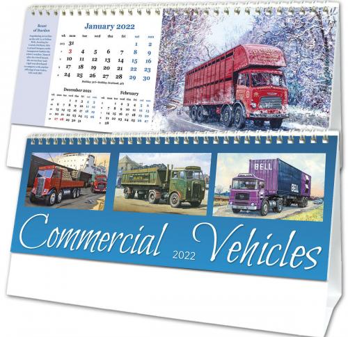 Commercial Vehicles Desk Calendar 2024