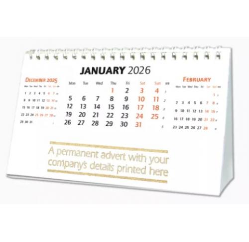 Budget WB3 Advertising Desk Calendars 2026