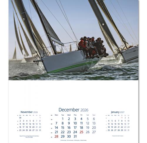 Spirit Of Adventure Wall Calendar 2026