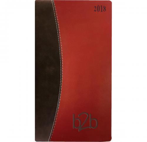 Promotional Logo Sorrento Pocket Diaries 2025 Week To View Cream Paper