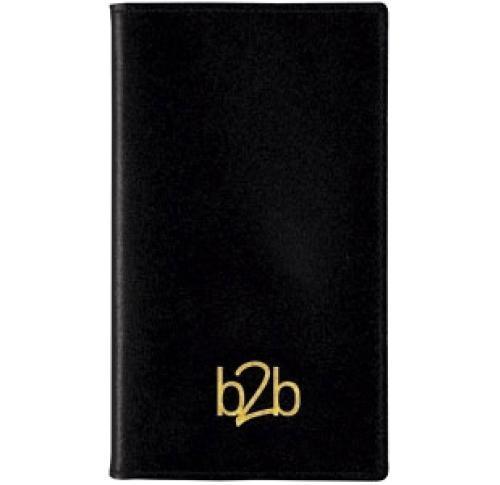 2025 Tallon Pocket Diary – Week To View – Fabric Cover – Navy/Cream/Brown Textured