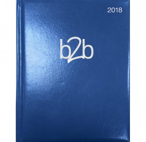 Quarto Foil Blocked Business Desk Diary 2024 White Paper Padded Cover