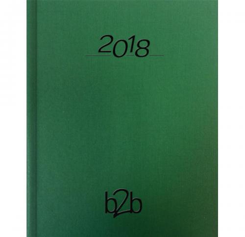 Custom Logo Quarto Management Desk Diaries 2025 White Paper