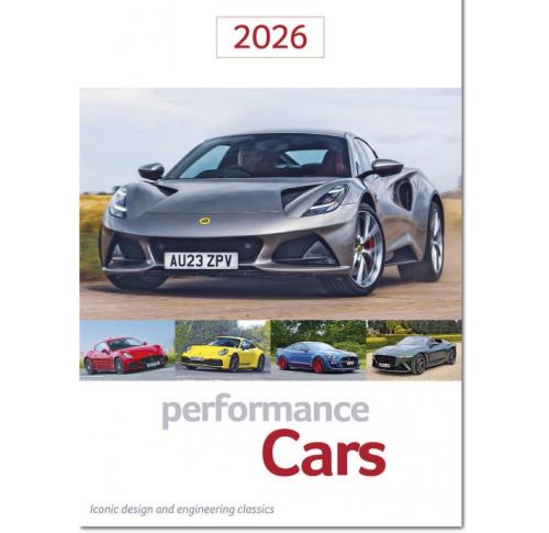 Performance Cars Wall Calendars 2026 Custom Business Logo