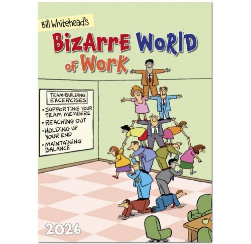 Bizarre World Of Work Wall Calendars 2026 Printed Logo