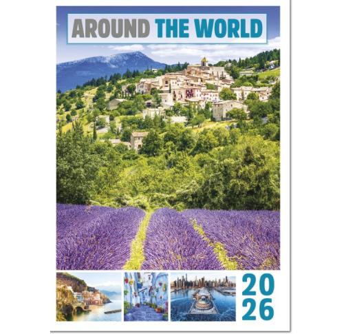 Promotional Printed Around The World Wall Calendars 2026