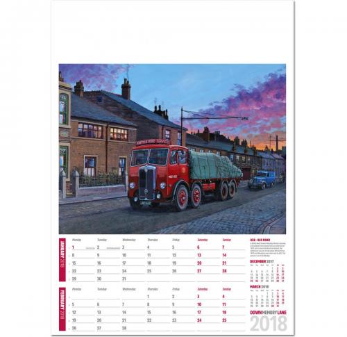 Custom Printed 2025 Wall Calendars Down Memory Lane 