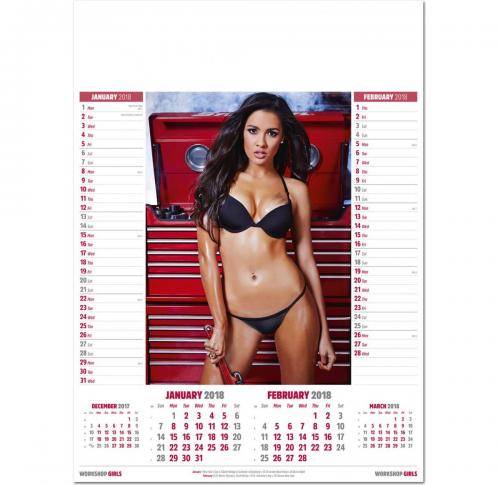 Workshop Girls Wall Calendar 2025 - Buy Promotional Products UK  Branded Merchandise 