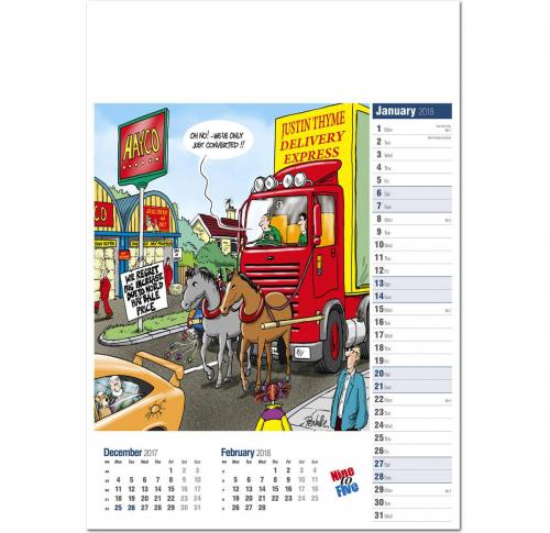 Custom Printed Business Nine To Five Wall Calendars 2025