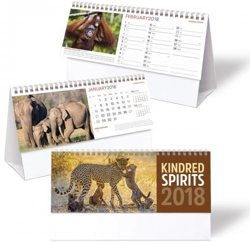 Printed Kindred Spirits Desk Top Calendars 2025