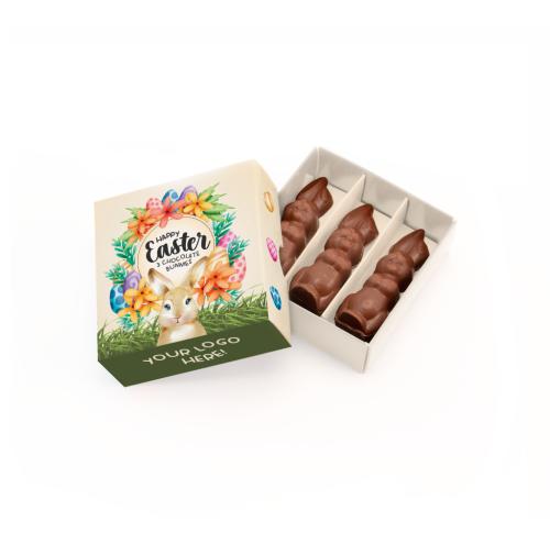 Branded Chocolate Easter Bunnies 