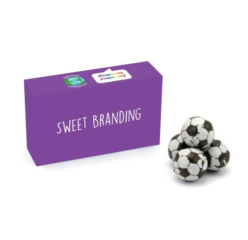 Eco Friendly Maxi Box - Chocolate Footballs