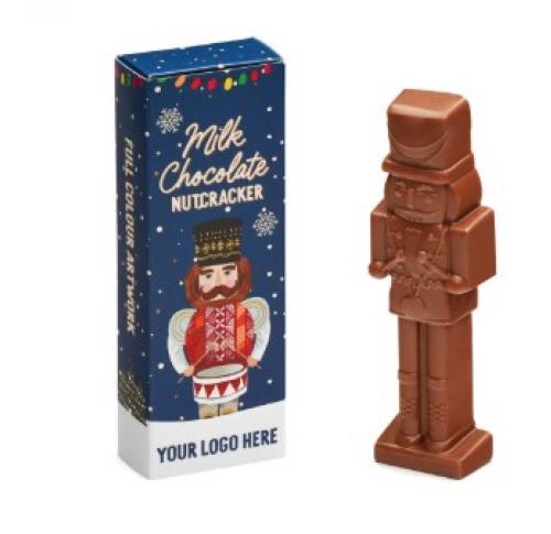 Custom Promotional Christmas Chocolate Nutcracker 