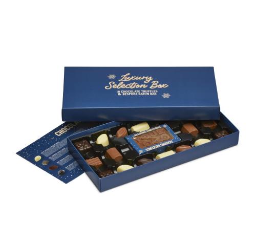 Christmas Corporate Selection Chocolate Boxes - 18 Truffles And Bar