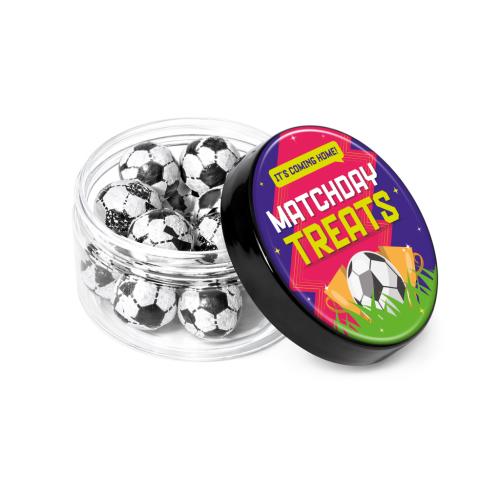 Screw Top Jar - Chocolate Footballs
