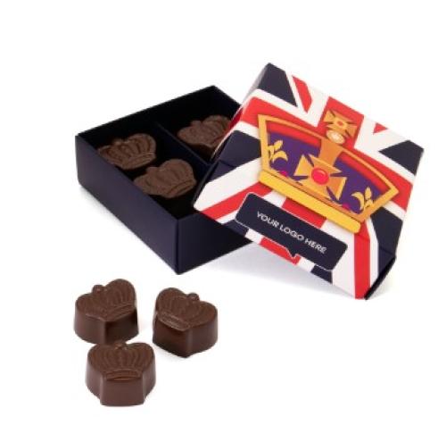 King Charles III Coronation Chocolate Crowns X 6