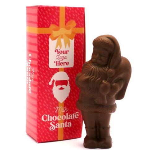 Branded Traditional Milk Chocolate Santa 41% Cocoa