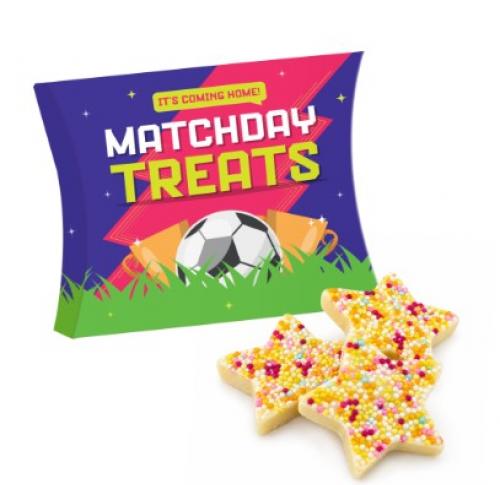 Eco Large Pouch Box - White Choc Jazzie Stars
