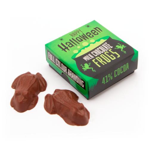 Promotional Milk Chocolate Frogs - Halloween Eco Box