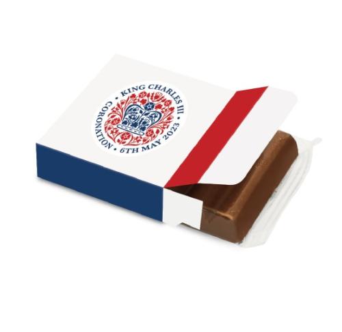 King's Coronation 3 Baton Chocolate Bar Eco Friendly