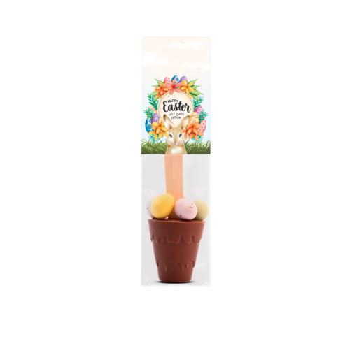 Easter Hot Chocolate Spoon Speckled Eggs