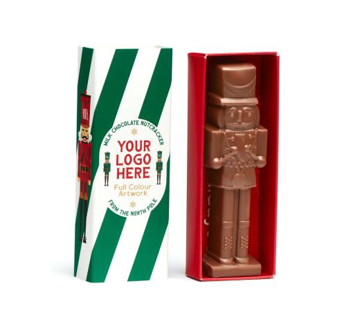 Custom Promotional Christmas Chocolate Nutcracker 