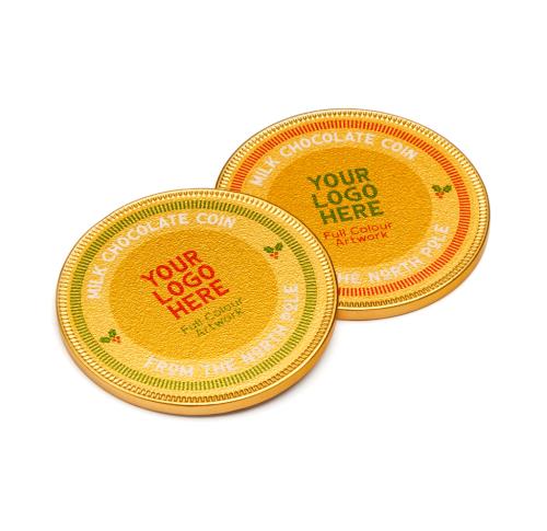 Customised Chocolate Medallions 75mm