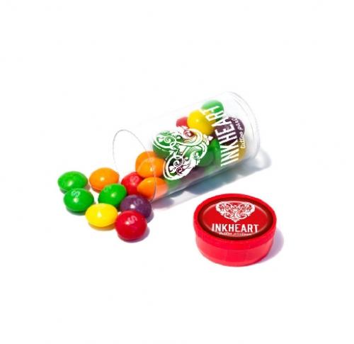 Skittles Sweets in Clear Tube Mini 