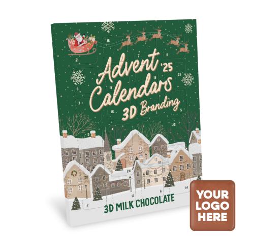 Maxi Milk Chocolate 3D Branded Advent Calendar
