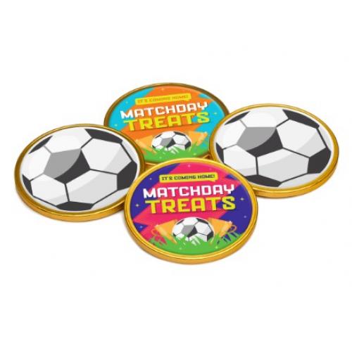 Chocolate Medallion - Football Coin