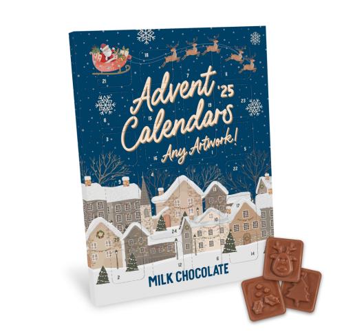 Custom Printed Maxi Milk Chocolate Advent Calendar