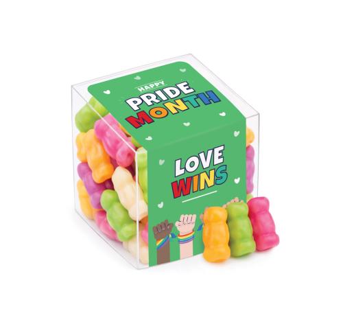 Branded Clear Cube - Haribo® Mini Jelly Babies