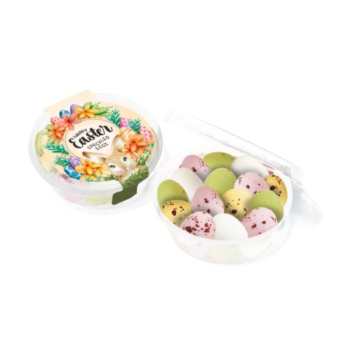 Speckled Mini Easter Eggs Eco Midi Pot Custom Logo