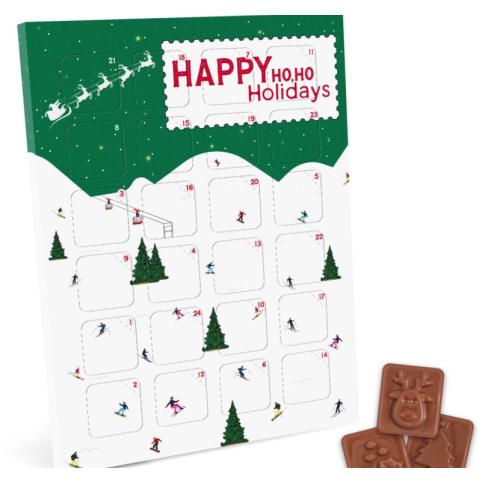 Logo A4 Chocolate Advent Calendar Milk Chocolate 41% Cocoa