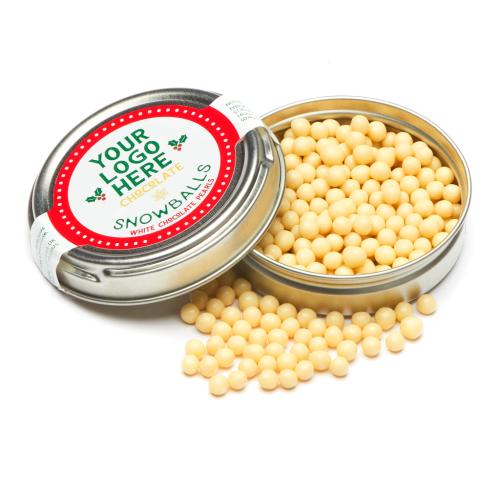 Branded Caviar Tin - Chocolate Pearls