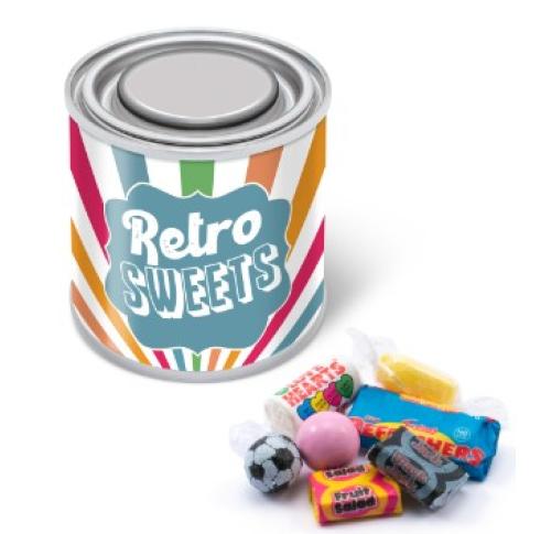 Small Paint Tin - Retro Sweets