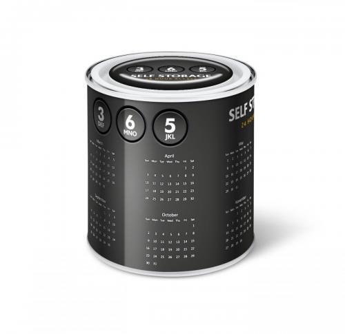 Large Paint Tin - Skittles