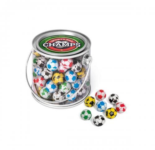 Chocolate Footballs - Bucket Midi