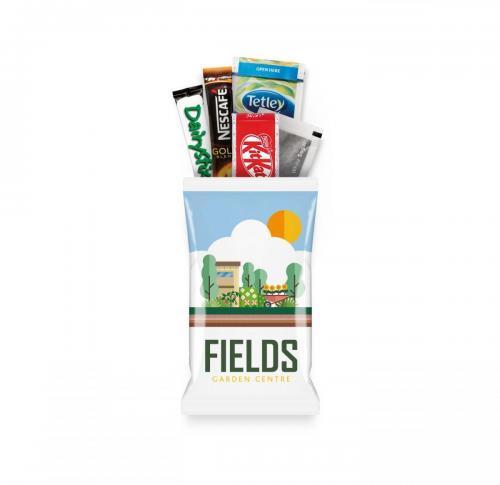 Flow Bag - Nescafe Coffee Sachet, Tetley TeaBag, Sugar Sachet, Milk Sachet, Kitkat