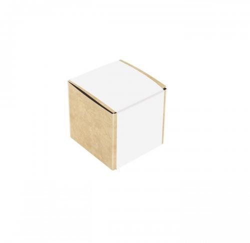 Eco Friendly Kraft Cube Sweet Boxes - The Jelly Bean Factory® - 50g